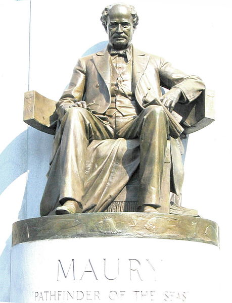 Matthew Fontaine Maury. Statue on Monument Avenue, Richmond, VA. Photo: William Maury Morris.